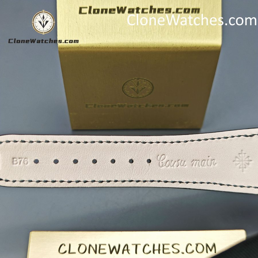 Patek Philippe Super Clone Watches 1:1 Nautilus 5712 Gray Dial Diamond Bezel - Image 11