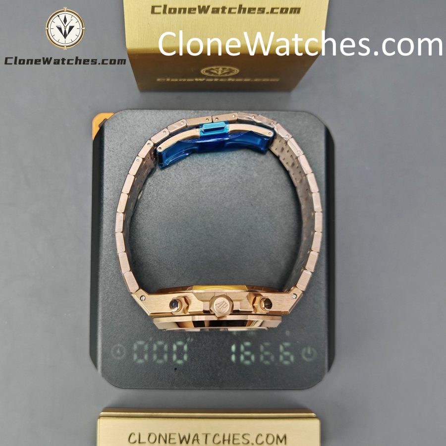 Audemars Piguet Super Clone Watches 1:1 Royal Oak Rose Gold 26240 White Dial - Image 16