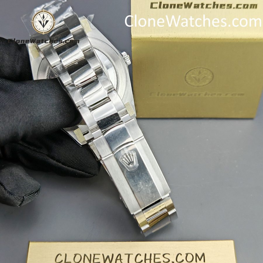 Rolex Super Clone Watches 1:1 DateJust Gray Dial M126300 - 0007 Oyster 41MM 3235 Movement - Image 7