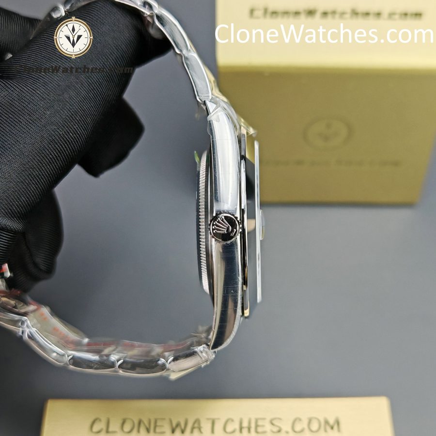 Rolex Super Clone Watches 1:1 DateJust Gray Dial M126300 - 0007 Oyster 41MM 3235 Movement - Image 8