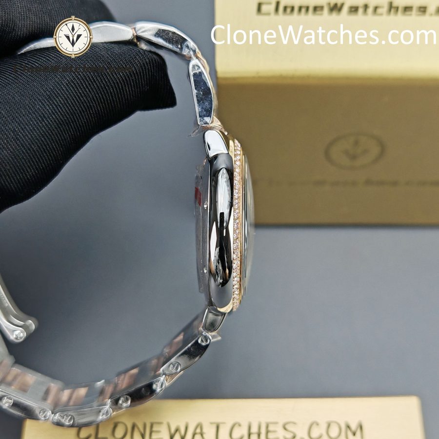 Cartier Super Clone Watches 1:1 Ballon Bleu de W3BB0023 Silver Dial Diamond bezel 33mm - Image 8