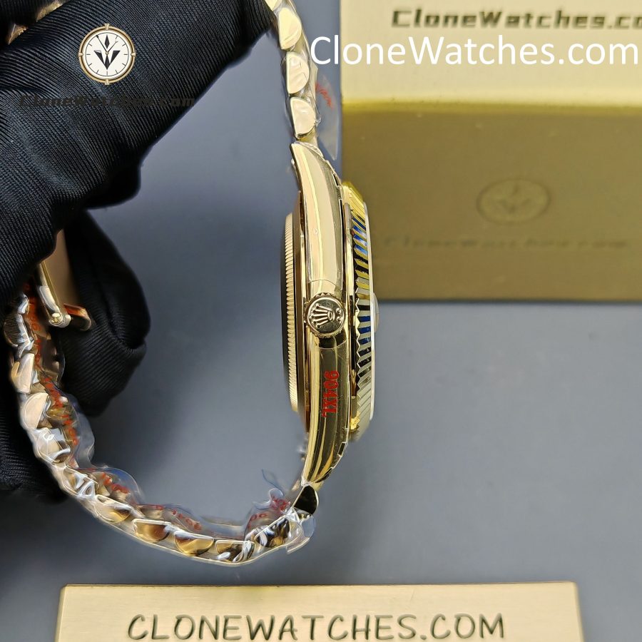 Rolex Super Clone Watches 1:1 Day Date 18K Gold 40mm m228238-0003 3255 Movement - Image 8