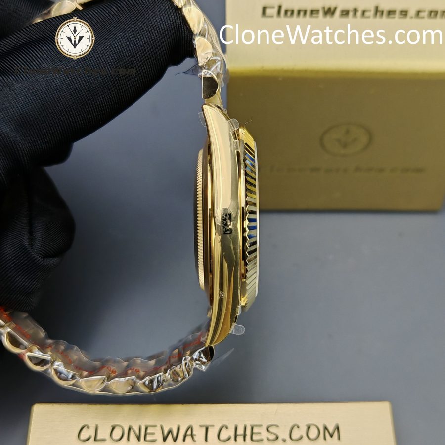 Rolex Super Clone Watches 1:1 Day Date 18K Gold 40mm m228238-0003 3255 Movement - Image 9