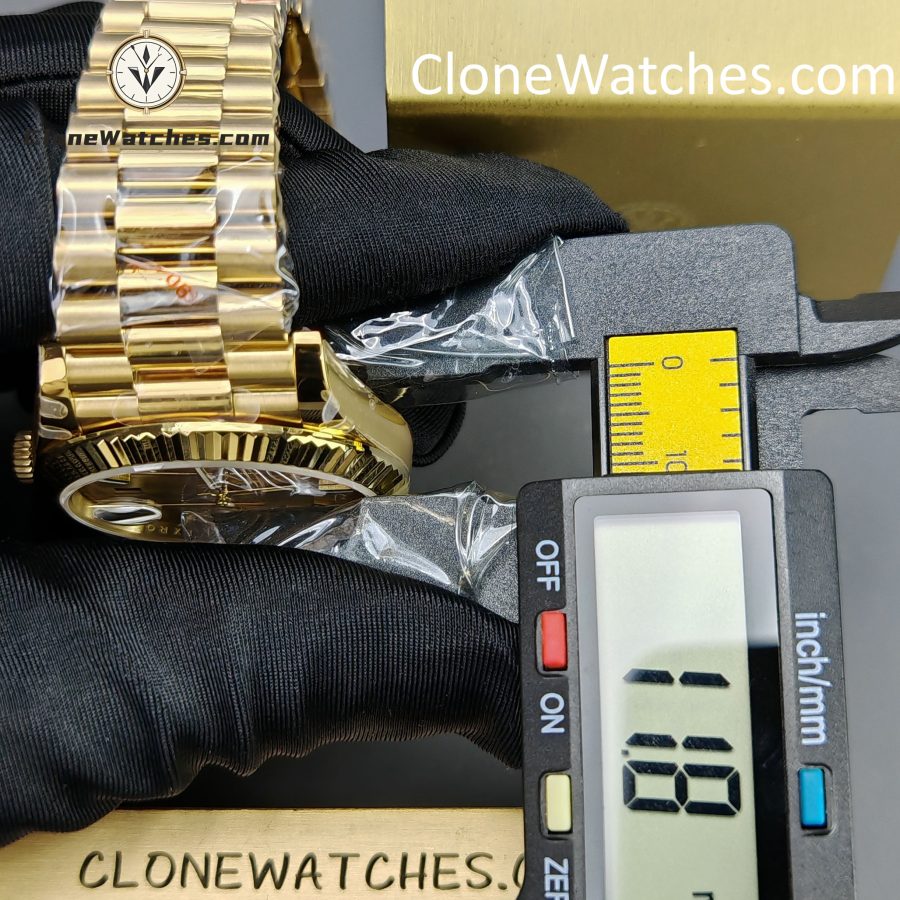 Rolex Super Clone Watches 1:1 Day Date 18K Gold 40mm m228238-0003 3255 Movement - Image 16