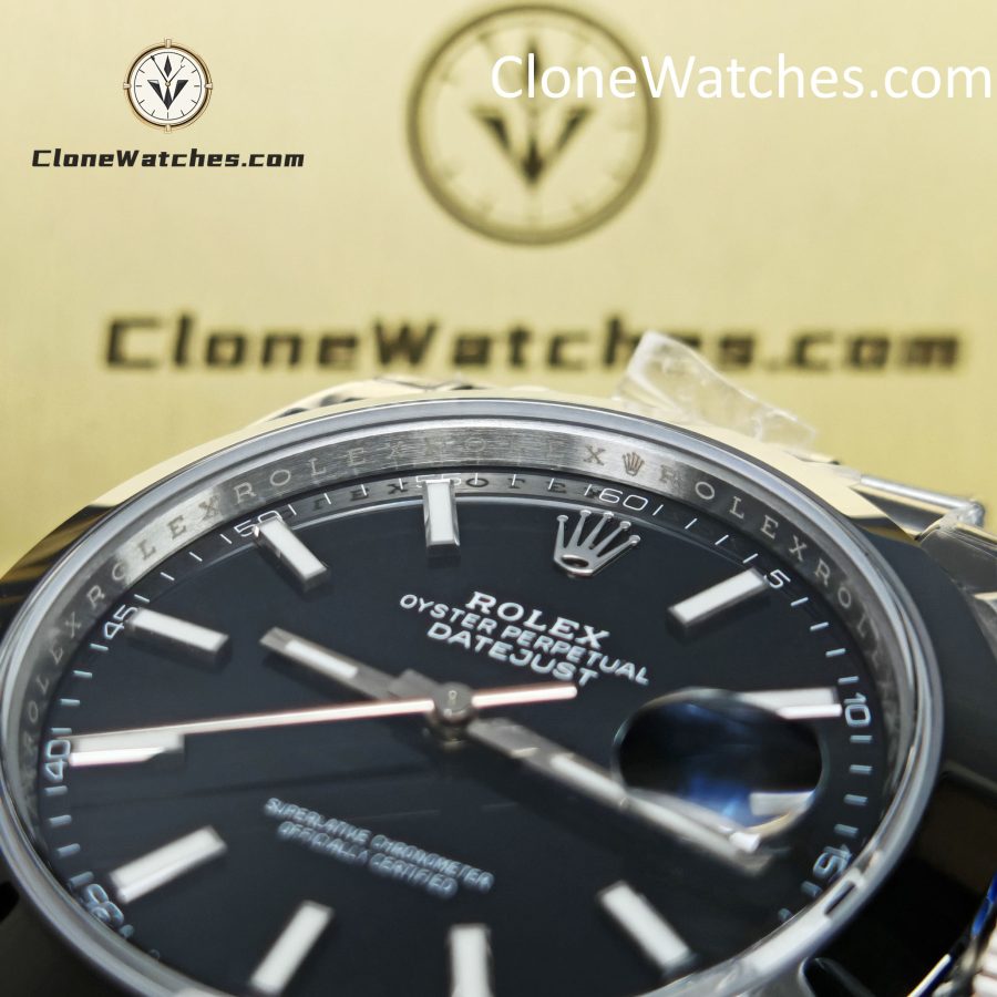 Rolex Super Clone Watches 1:1 DateJust Black Dial m126300-0012 Jubilee 41MM 3235 Movement - Image 14