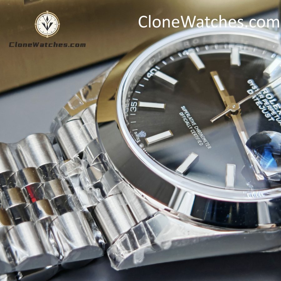 Rolex Super Clone Watches 1:1 DateJust Black Dial m126300-0012 Jubilee 41MM 3235 Movement - Image 15