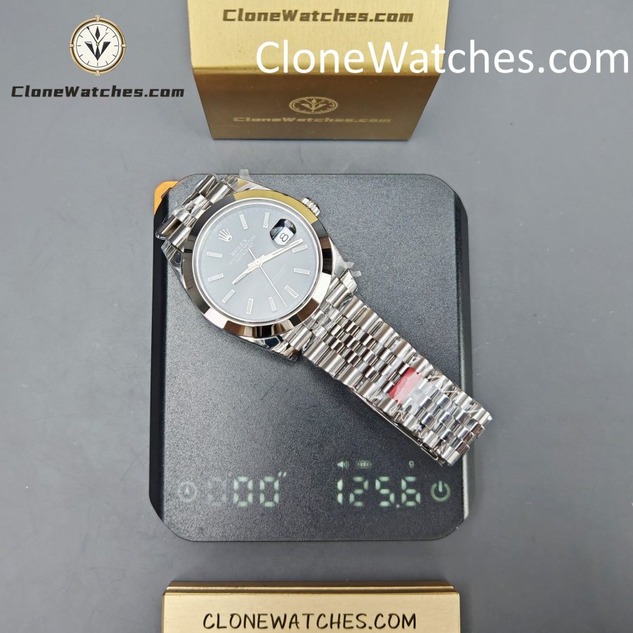 Rolex Super Clone Watches 1:1 DateJust Black Dial m126300-0012 Jubilee 41MM 3235 Movement - Image 17