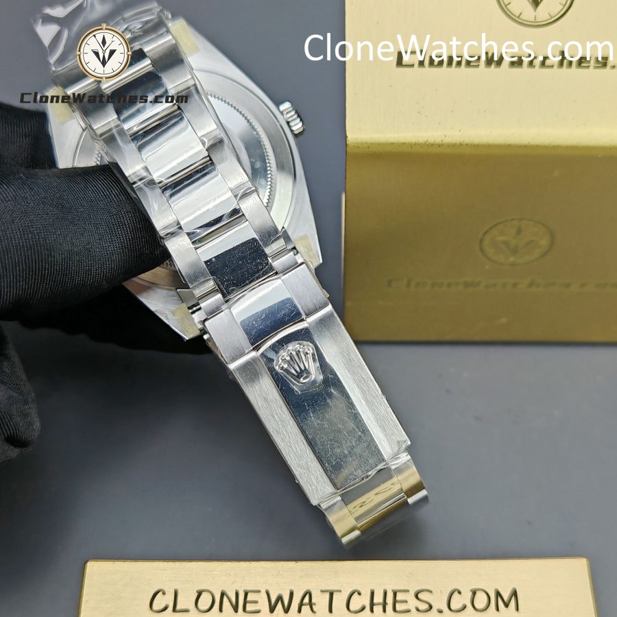 Rolex Super Clone Watches 1:1 DateJust Grey Roman Dial M126300 - 0013 Oyster 41MM 3235 Movement - Image 7