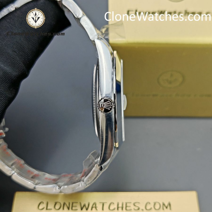Rolex Super Clone Watches 1:1 DateJust Grey Roman Dial M126300 - 0013 Oyster 41MM 3235 Movement - Image 8
