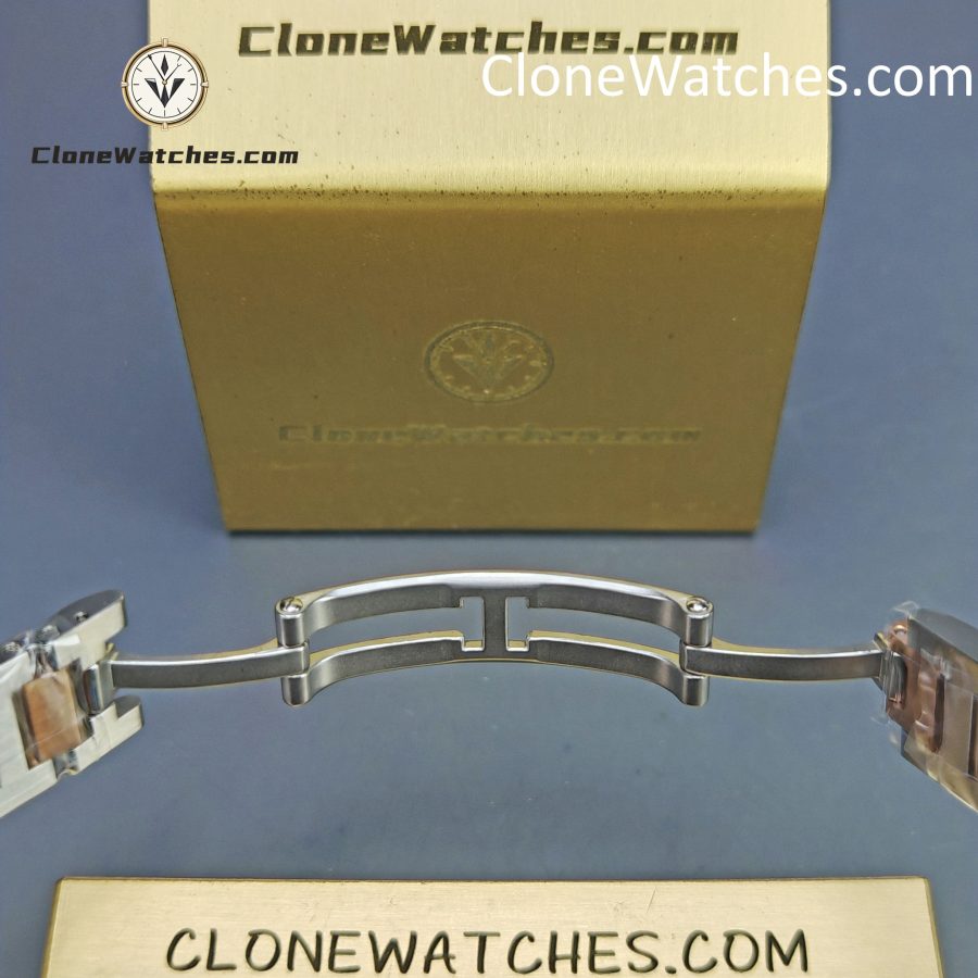 Cartier Super Clone Watches 1:1 Ballon Bleu de W2BB0037 Silver Dial Gold Bezel 33mm - Image 12