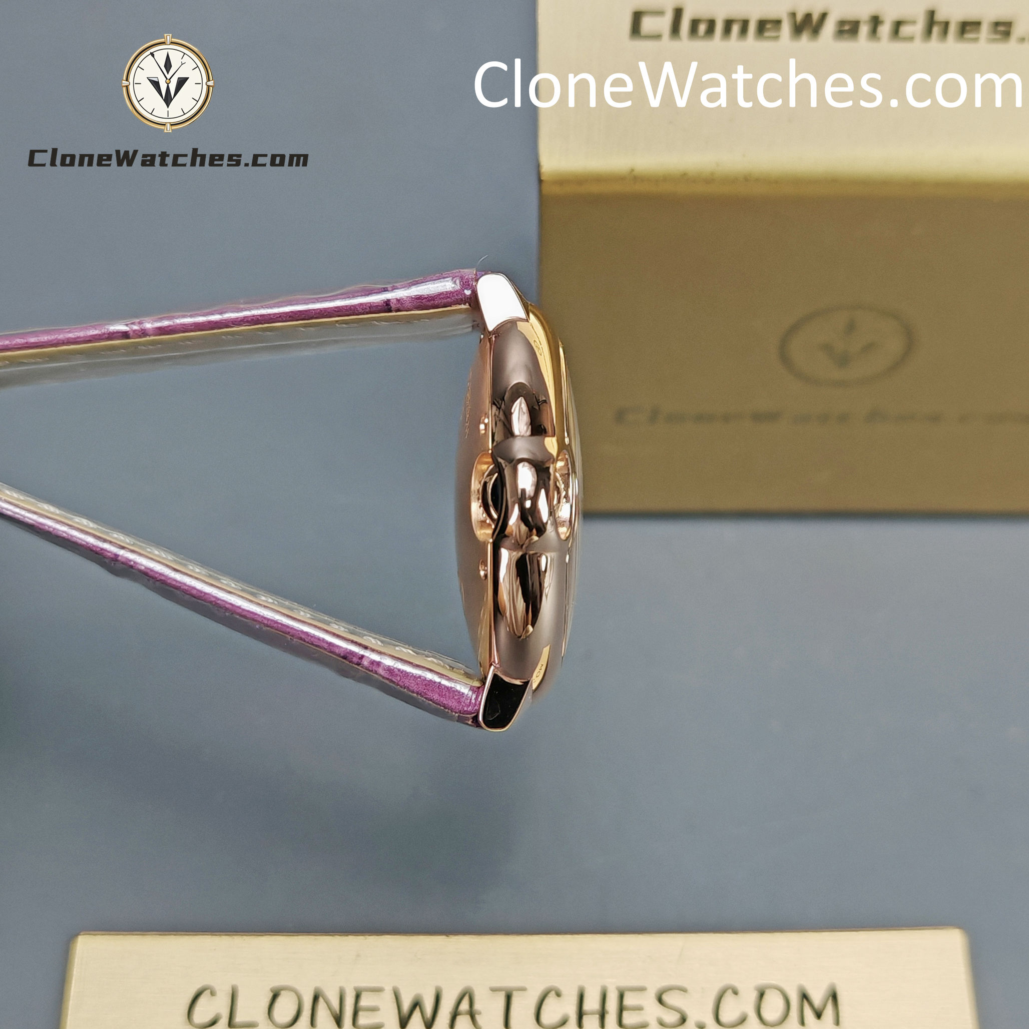 Cartier Super Clone Watches 1:1 Ballon Bleu de WE902040 Silver Dial Diamond Scale 33mm Leather Strap - Image 6