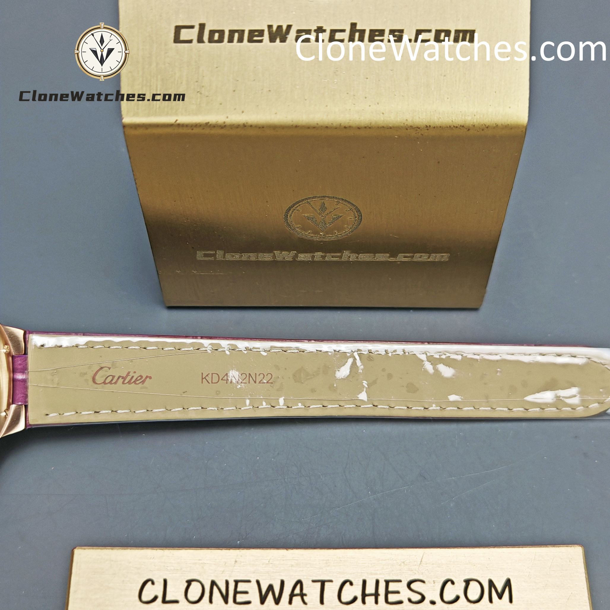 Cartier Super Clone Watches 1:1 Ballon Bleu de WE902040 Silver Dial Diamond Scale 33mm Leather Strap - Image 8