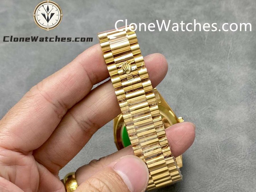 Rolex Super Clone Watches 1:1 Day Date 18K Gold 40mm m228238-0003 3255 Movement - Image 8