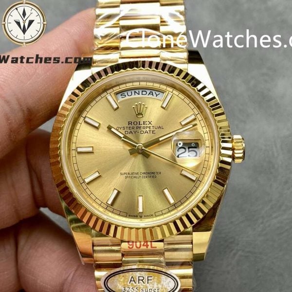 Super Clone Watches – Rolex  Day Date 18K Gold m228238-0003