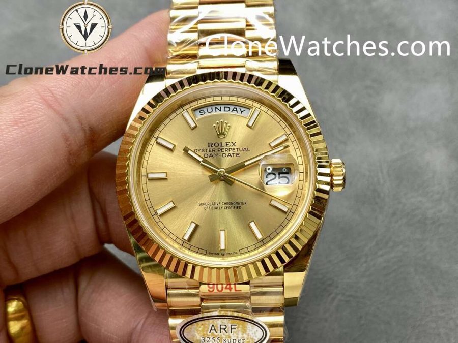 Super Clone Watches – Rolex  Day Date 18K Gold m228238-0003