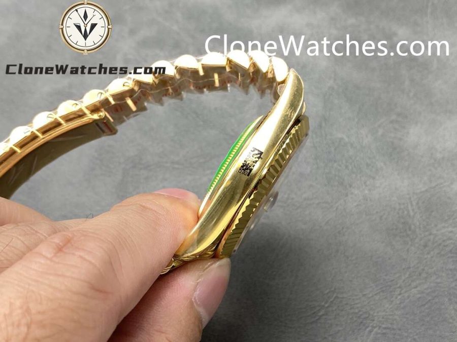Rolex Super Clone Watches 1:1 Day Date 18K Gold 40mm m228238-0003 3255 Movement - Image 5