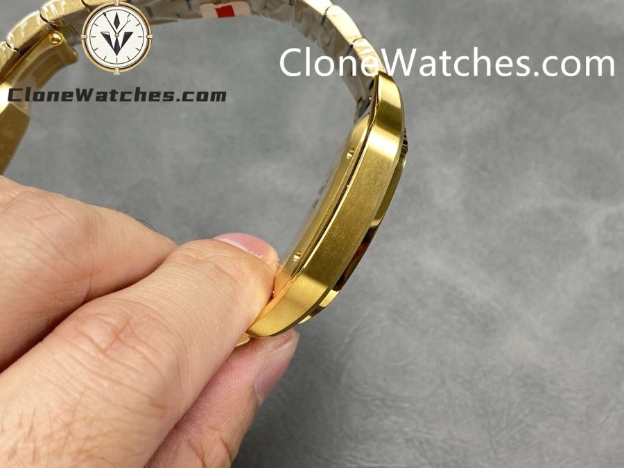 Cartier Super Clone Watches 1:1 Santos 18K Gold White Dial 39.8MM WGSA0009 - Image 6