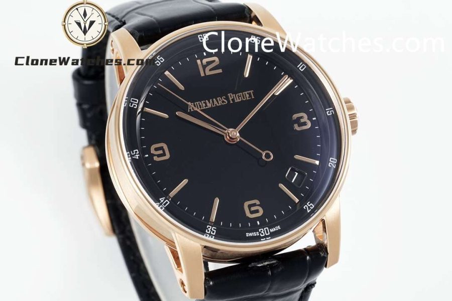 Audemars Piguet Super Clone Watches 1:1 Code 11.59 by Rose Gold 15210OR Black Dial 41MM - Image 2