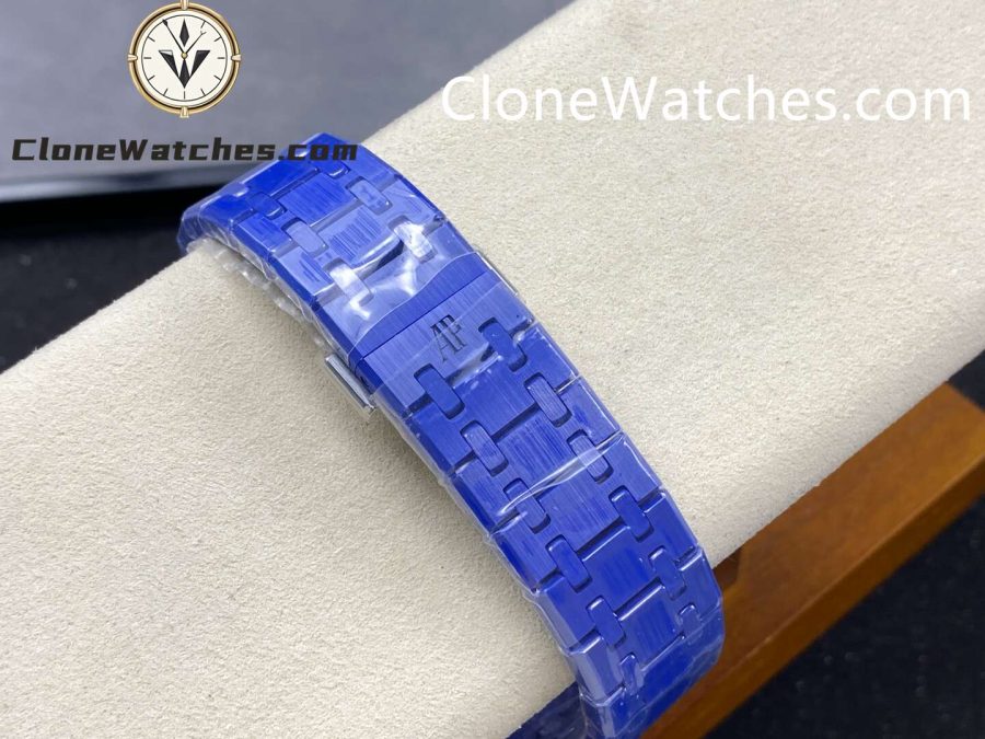 Audemars Piguet Super Clone Watches 1:1 Royal Oak Blue Ceramic 15500 Blue dial - Image 8