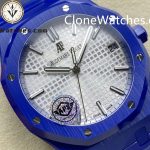 Audemars Piguet Super Clone Watches 1:1 Royal Oak Blue Ceramic 15500 White Dial - Image 2