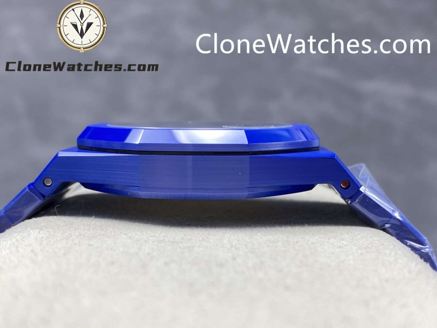 Audemars Piguet Super Clone Watches 1:1 Royal Oak Blue Ceramic 15500 White Dial - Image 5