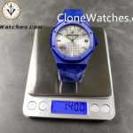 Audemars Piguet Super Clone Watches 1:1 Royal Oak Blue Ceramic 15500 White Dial - Image 9