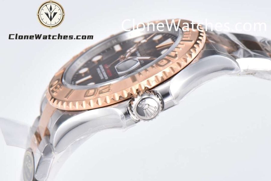 Rolex Super Clone Watches 1:1 Yacht Master Brown Dial Rose Gold M126621-0001 3235 Movement - Image 3