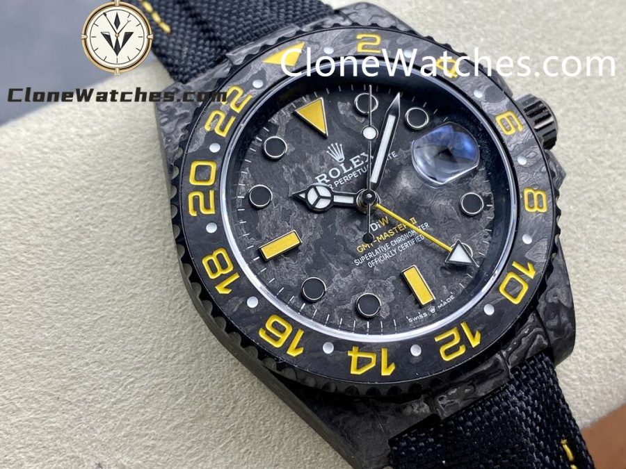 Modified Super Clone Watches 1:1 NTPT Rolex GMT Master Vintage Yellow 3186 Movement - Image 3