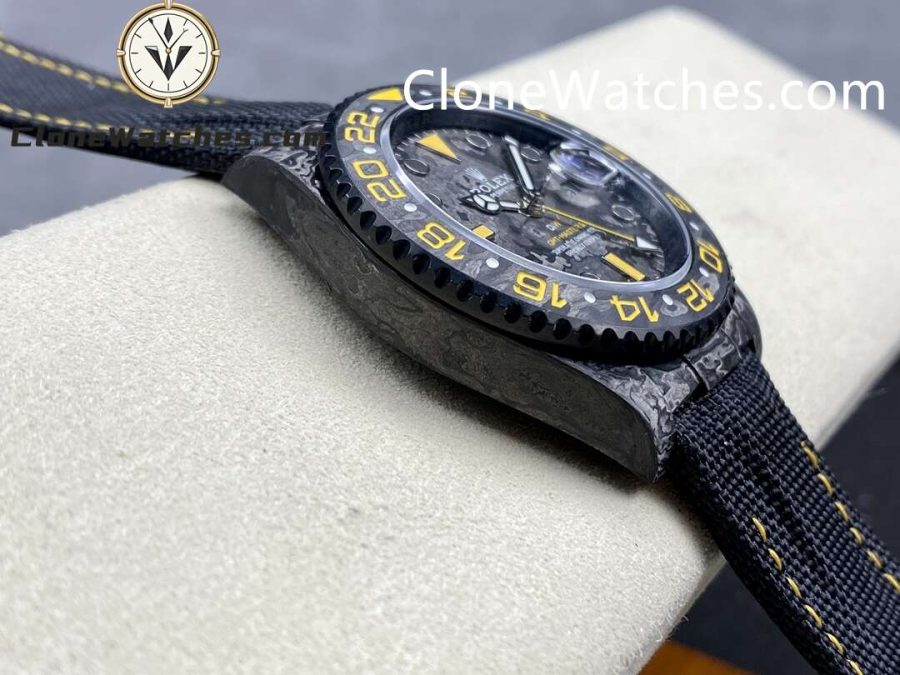 Modified Super Clone Watches 1:1 NTPT Rolex GMT Master Vintage Yellow 3186 Movement - Image 5