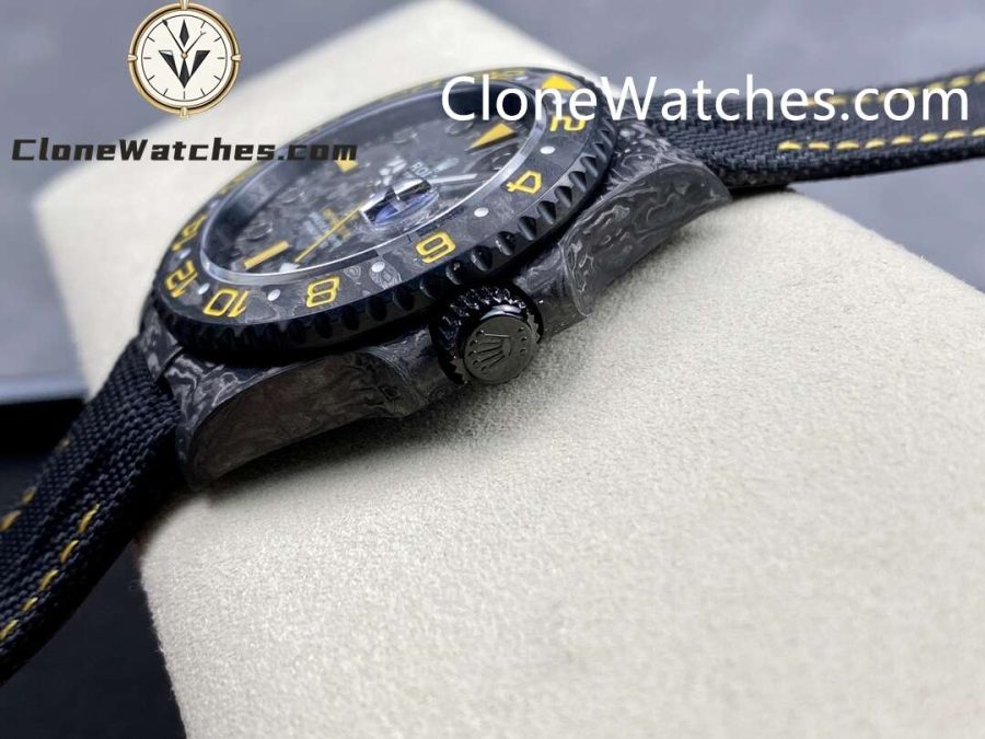Modified Super Clone Watches 1:1 NTPT Rolex GMT Master Vintage Yellow 3186 Movement - Image 6