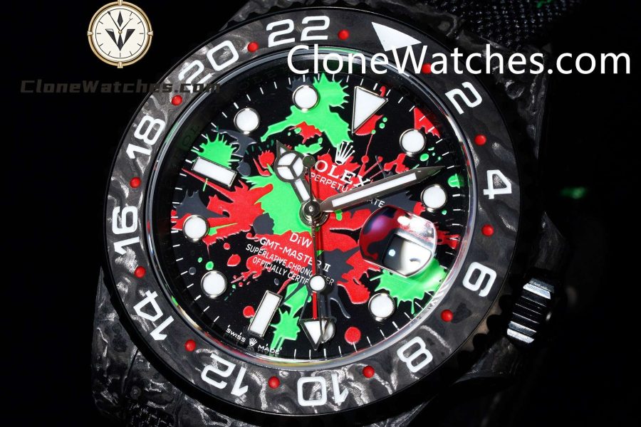 Modified Super Clone Watches 1:1 NTPT Rolex GMT Master Vintage 3186 Movement - Image 3