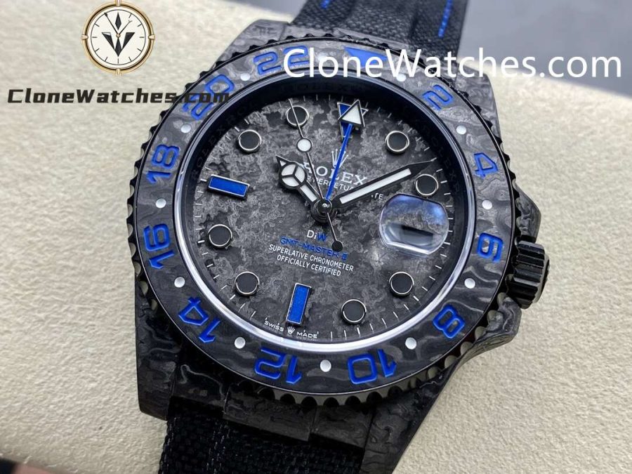 Modified Super Clone Watches 1:1 NTPT Rolex GMT Master Vintage Blue 3186 Movement - Image 3