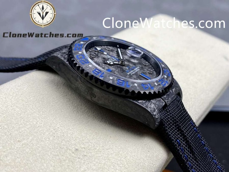 Modified Super Clone Watches 1:1 NTPT Rolex GMT Master Vintage Blue 3186 Movement - Image 5