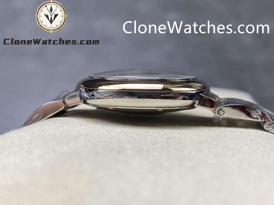 Cartier Super Clone Watches 1:1 Ballon Bleu de W2BB0037 Silver Dial Gold Bezel 33mm - Image 6