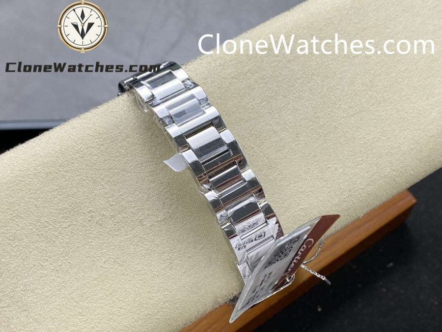 Cartier Super Clone Watches 1:1 Ballon Bleu de W2BB0037 Silver Dial Gold Bezel 33mm - Image 9