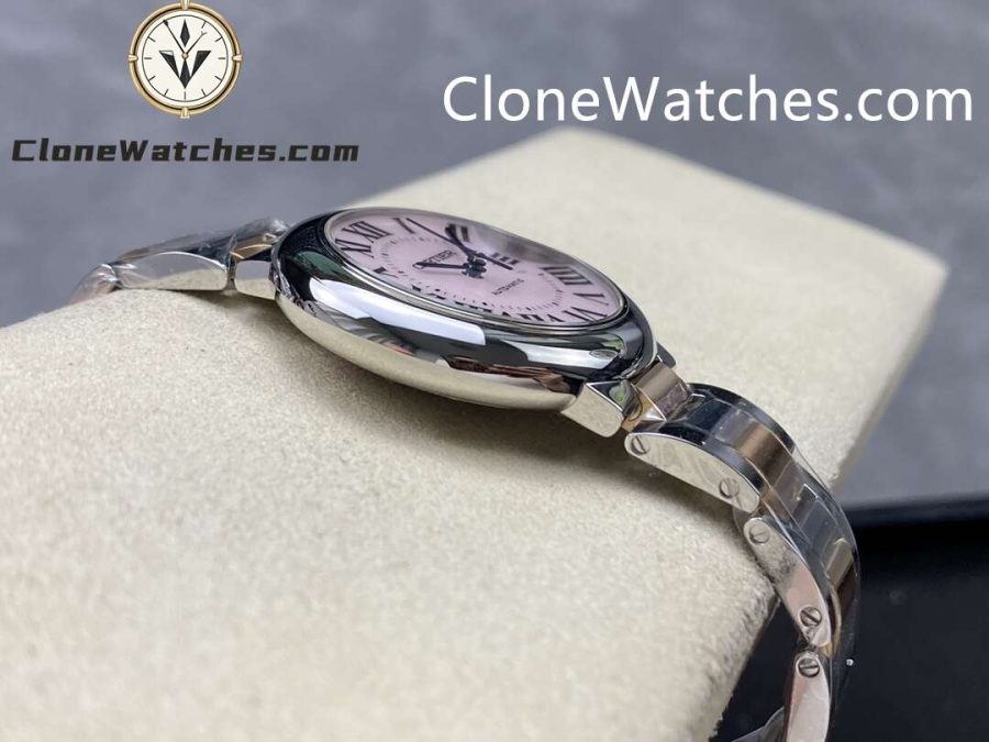 Cartier Super Clone Watches 1:1 Ballon Bleu de W6920070 Pink Mother-of-Pearl Dial 33mm - Image 6