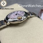 Cartier Super Clone Watches 1:1 Ballon Bleu de W6920070 Pink Mother-of-Pearl Dial 33mm - Image 7