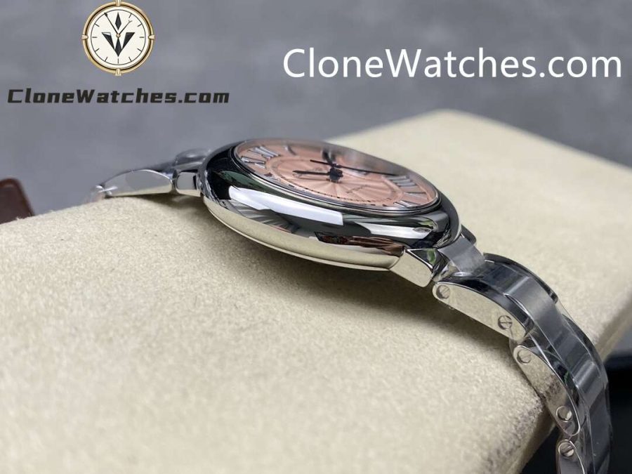 Cartier Super Clone Watches 1:1 Ballon Bleu de WSBB0068 Pink Dial Roman Scale 33mm - Image 6