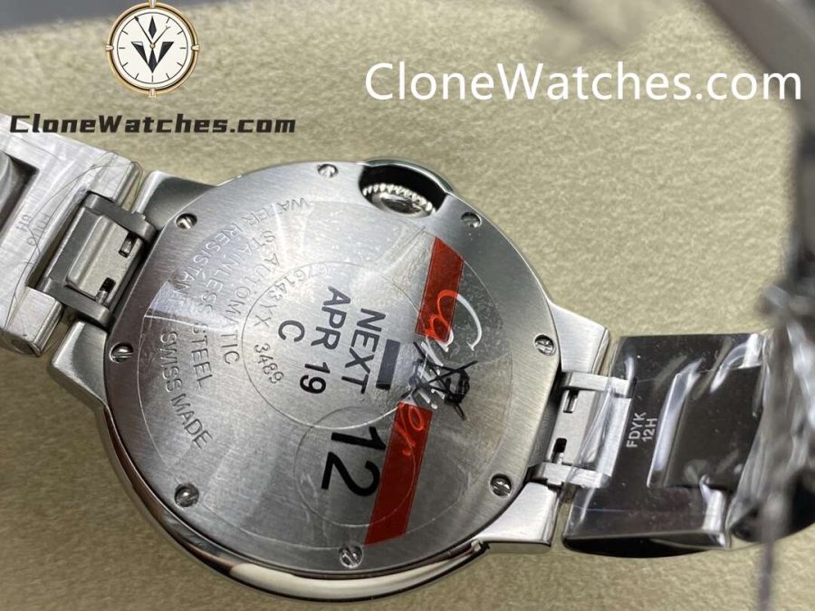 Cartier Super Clone Watches 1:1 Ballon Bleu de WSBB0068 Pink Dial Roman Scale 33mm - Image 8