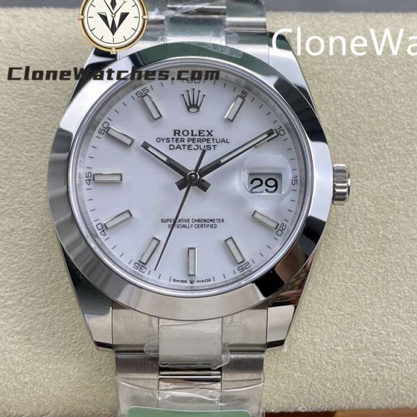 Super Clone Watches – Rolex DateJust White Dial M126300 – 0005