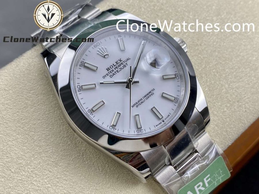 Rolex Super Clone Watches 1:1 DateJust White Dial M126300 – 0005 Oyster 41MM 3235 Movement - Image 2