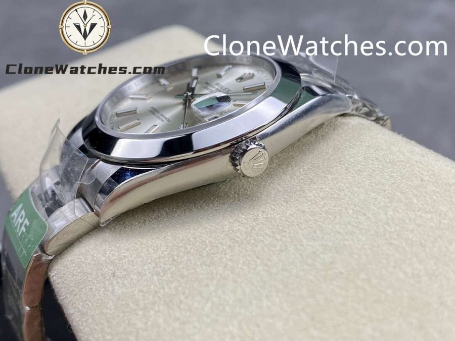 Rolex Super Clone Watches 1:1 DateJust Silver Dial M126300 - 0003 Oyster 41MM 3235 Movement - Image 6