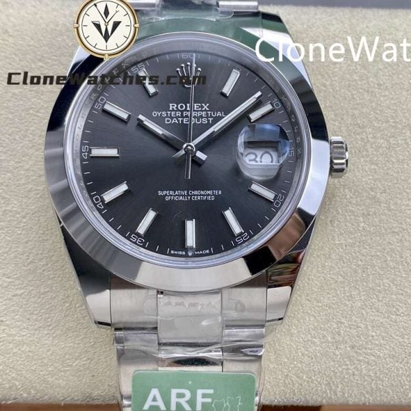 Super Clone Watches – Rolex DateJust Gray Dial M126300 – 0007