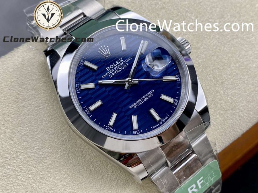 Rolex Super Clone Watches 1:1 DateJust Blue Dial M126300 - 0023 Oyster 41MM 3235 Movement - Image 2