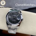 Rolex Super Clone Watches 1:1 DateJust Grey Roman Dial M126300 - 0013 Oyster 41MM 3235 Movement - Image 4