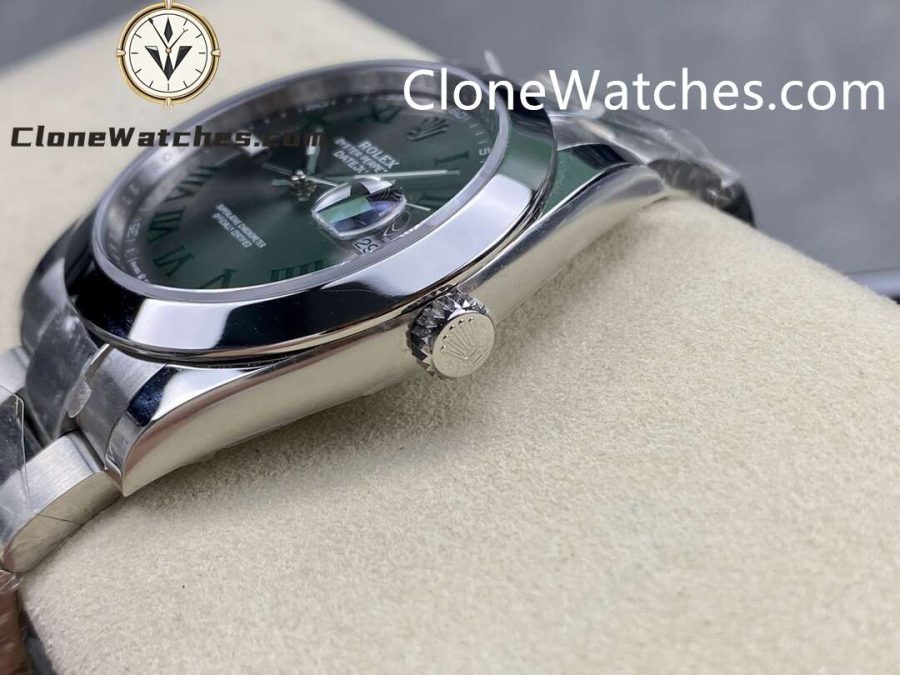 Rolex Super Clone Watches 1:1 DateJust Grey Roman Dial M126300 - 0013 Oyster 41MM 3235 Movement - Image 6
