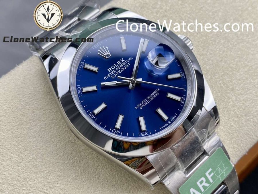 Rolex Super Clone Watches 1:1 DateJust Blue Dial M126300 - 0001 Oyster 41MM 3235 Movement - Image 2