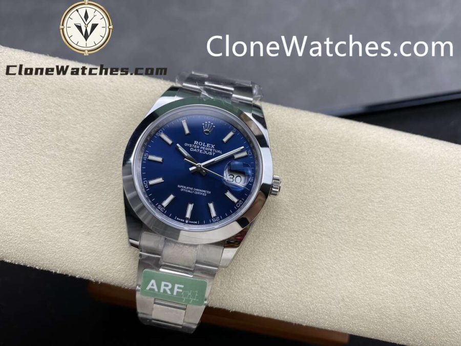 Rolex Super Clone Watches 1:1 DateJust Blue Dial M126300 - 0001 Oyster 41MM 3235 Movement - Image 4