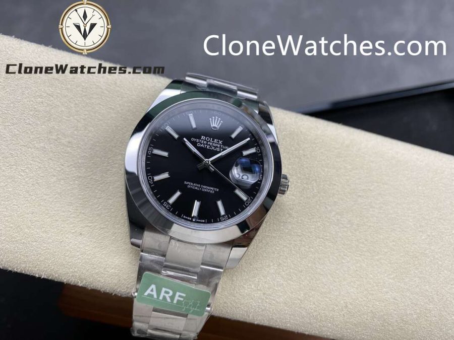 Rolex Super Clone Watches 1:1 DateJust Black Dial M126300 – 0011 Oyster 41MM 3235 Movement - Image 4