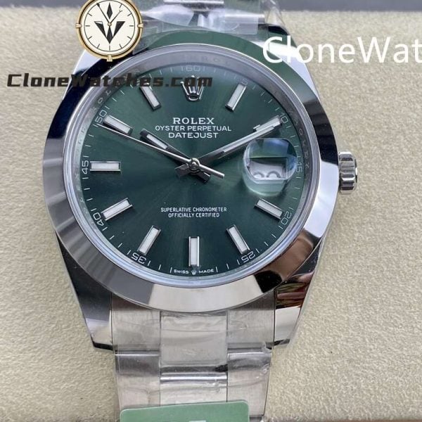 Super Clone Watches – Rolex DateJust Green Dial M126300 – 0019